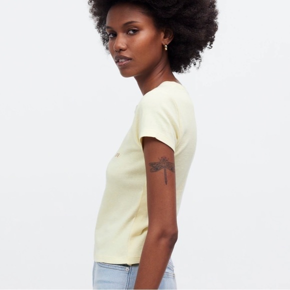 Madewell pale pineapple Day in the Sun Graphic Tee - Picture 3 of 5